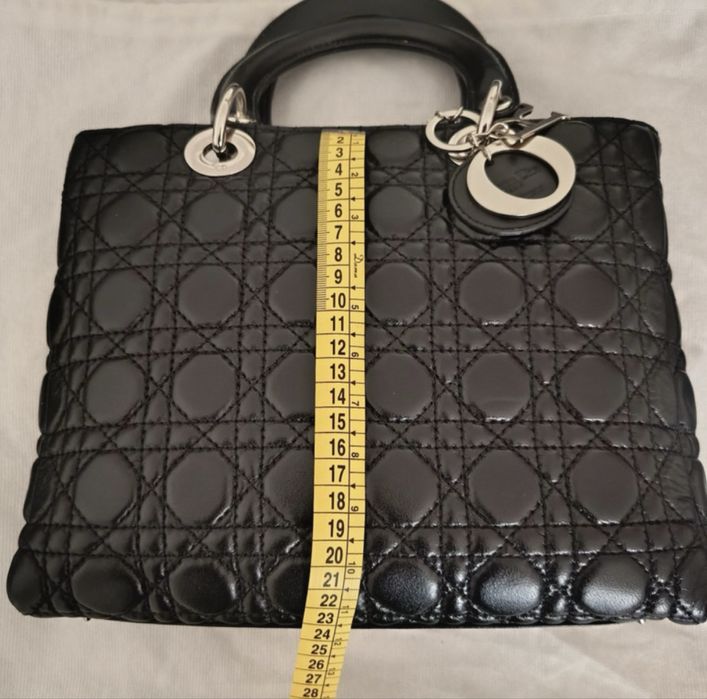 Mala Lady Dior preta vintage