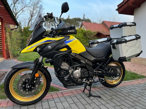 Suzuki DL 650XT  V-STROM 2022 rok - Nawigacja, Kamery, +inne, Jak NOWY