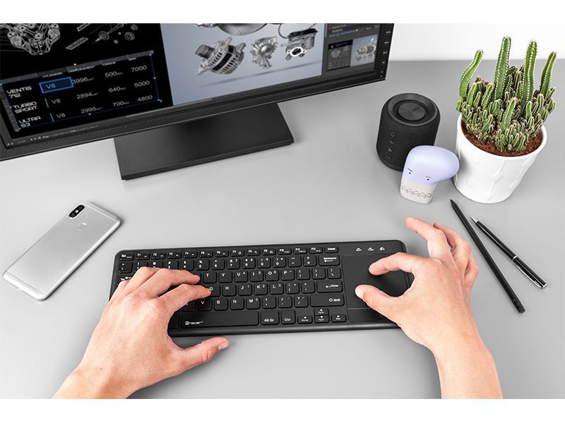Klawiatura Tracer Smart RF 2.4 GHz z touchpadem