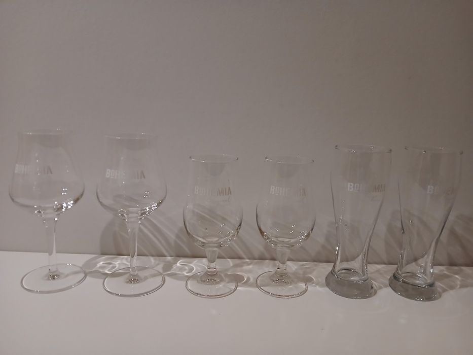 Conjunto de seis copos para cerveja