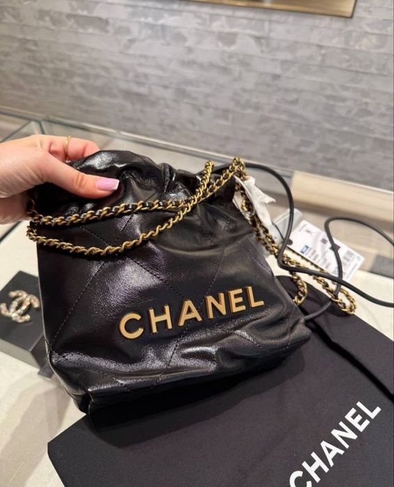 Шкіряна люксова сумка Chanel  розмір 22*20 см, ціна 3200 грн, Шанель