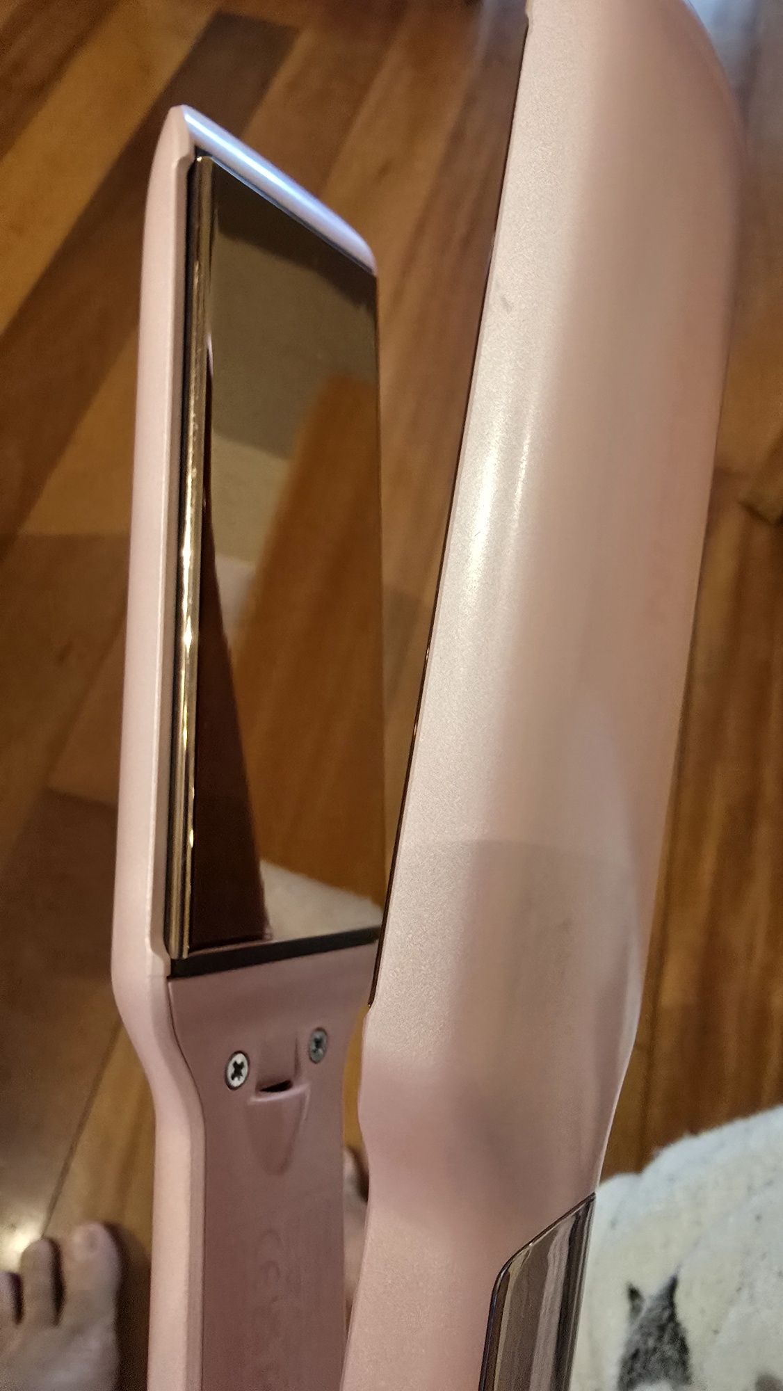 Ferro de cabelo Prancha de titânio
