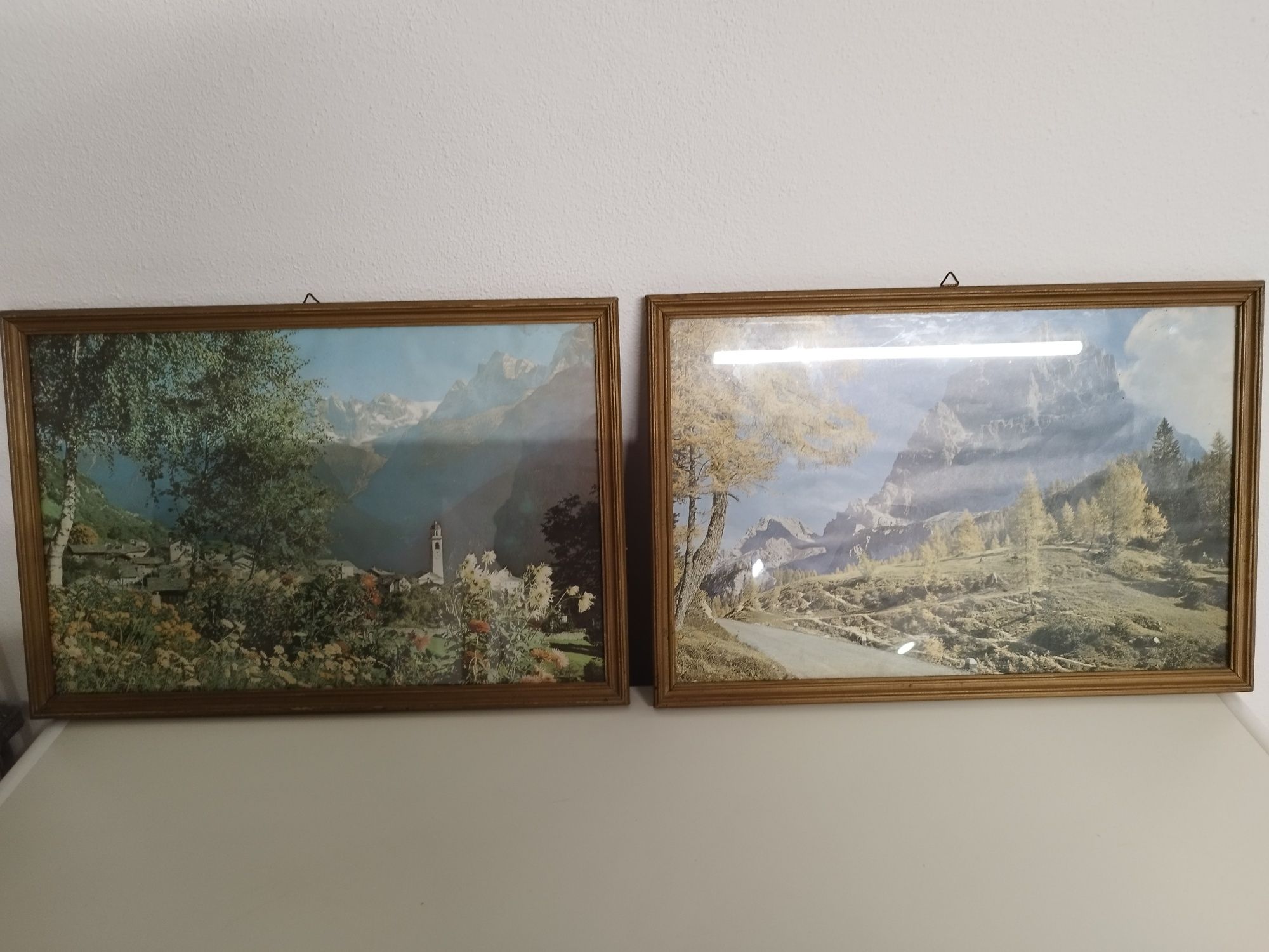 2 quadros decorativos de parede