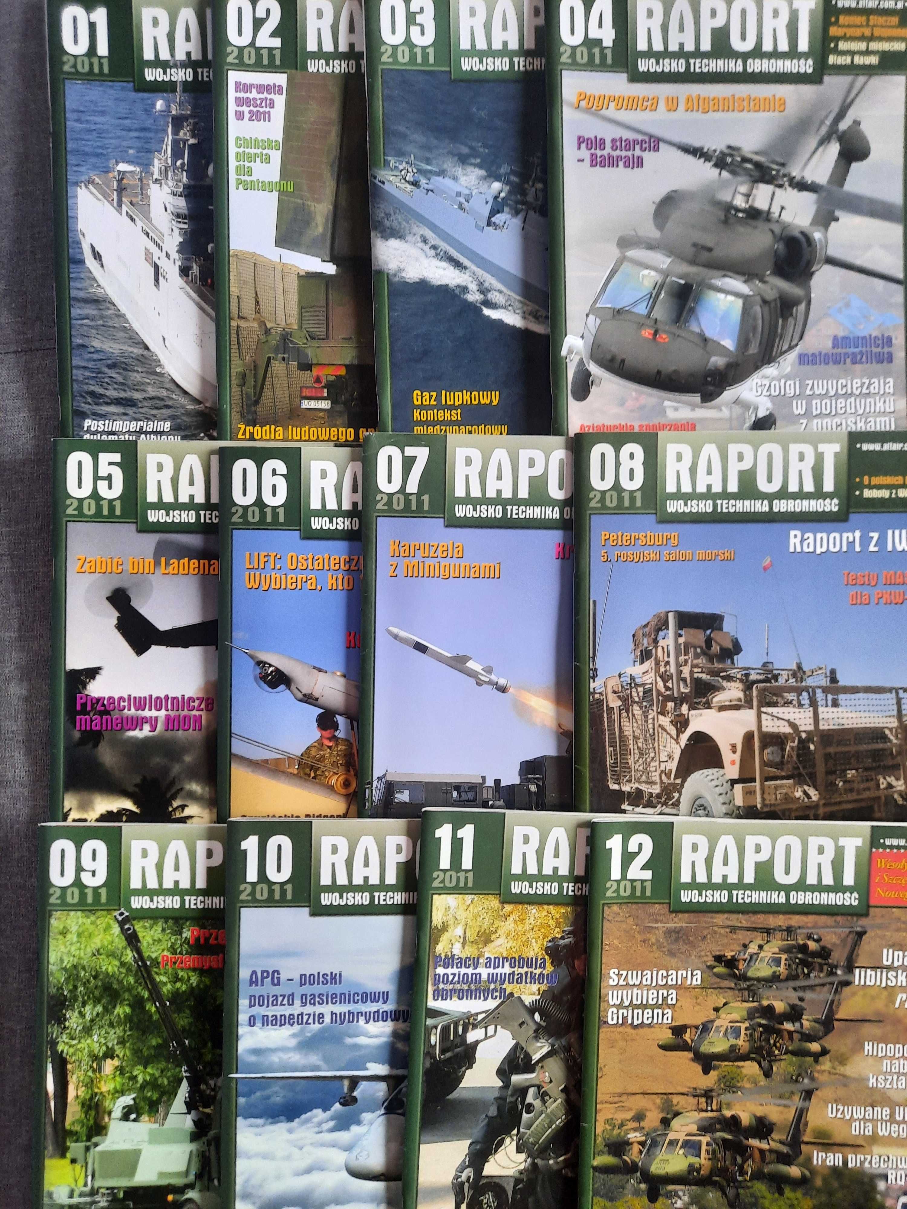 Raport - Wojsko Techni8ka Obronność/ 12 numerów z 2011