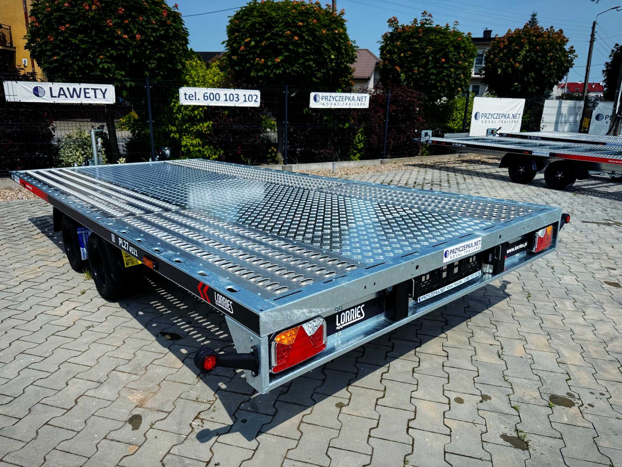 LORRIES PL27-4521 Laweta uchylna 2,7T 4,5m 2025 LEDY wypełnienie ALU