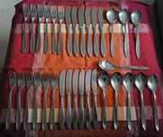 55 Talheres Aço Inox