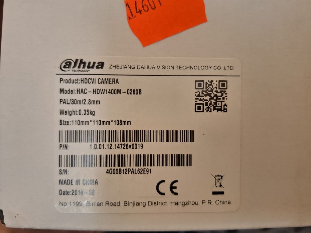 Kamera hdcvi dahua hac-hdw1400m-0280b