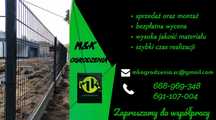 Ogrodzenia panelowe, palisadowe, betonowe, bramy, furtki