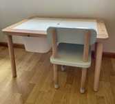 Conjunto de mesa e cadeira infantil – IKEA