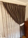 Cortinas sala cozinha e quarto
