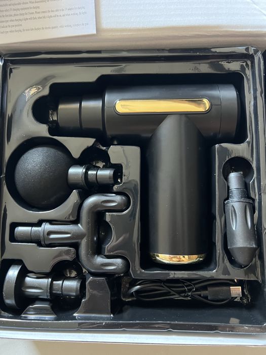 Masażer mięśni akumulator fitness programy zestaw duży