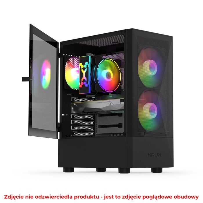Komputer do gier, pracy oraz nauki - RGB, 16GB RAM, Intel i5, GTX 660