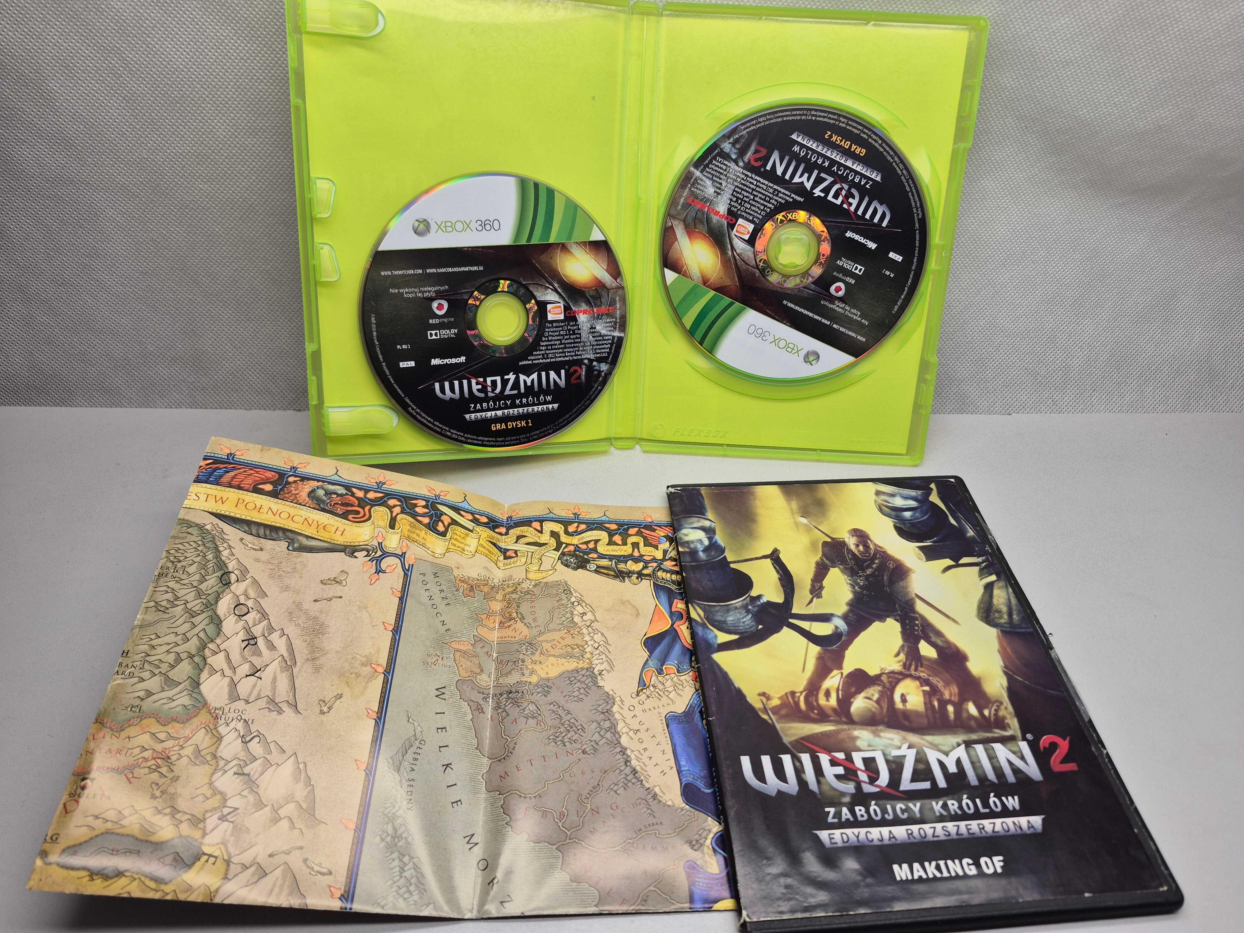 Gra Wiedźmin 2 XBOX 360 + dodatki; Komis Jasło Igielna