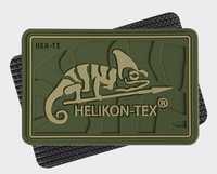 Emblemat Logo HELIKON-TEX - PVC - Olive Green