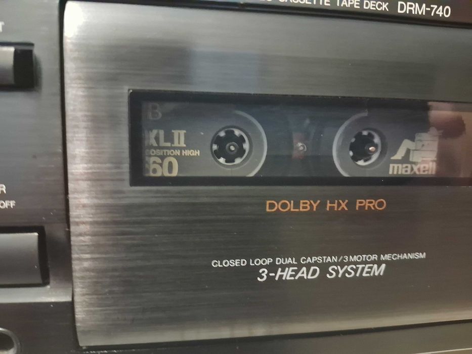 Denon DRM-740 3-Head, DUAL CAPSTAN, 3-Motor, Made in Japan