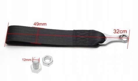 Addco Pas Holowniczy Hak Rajdowy - Różne Kolory - Mocny - Strap Epr