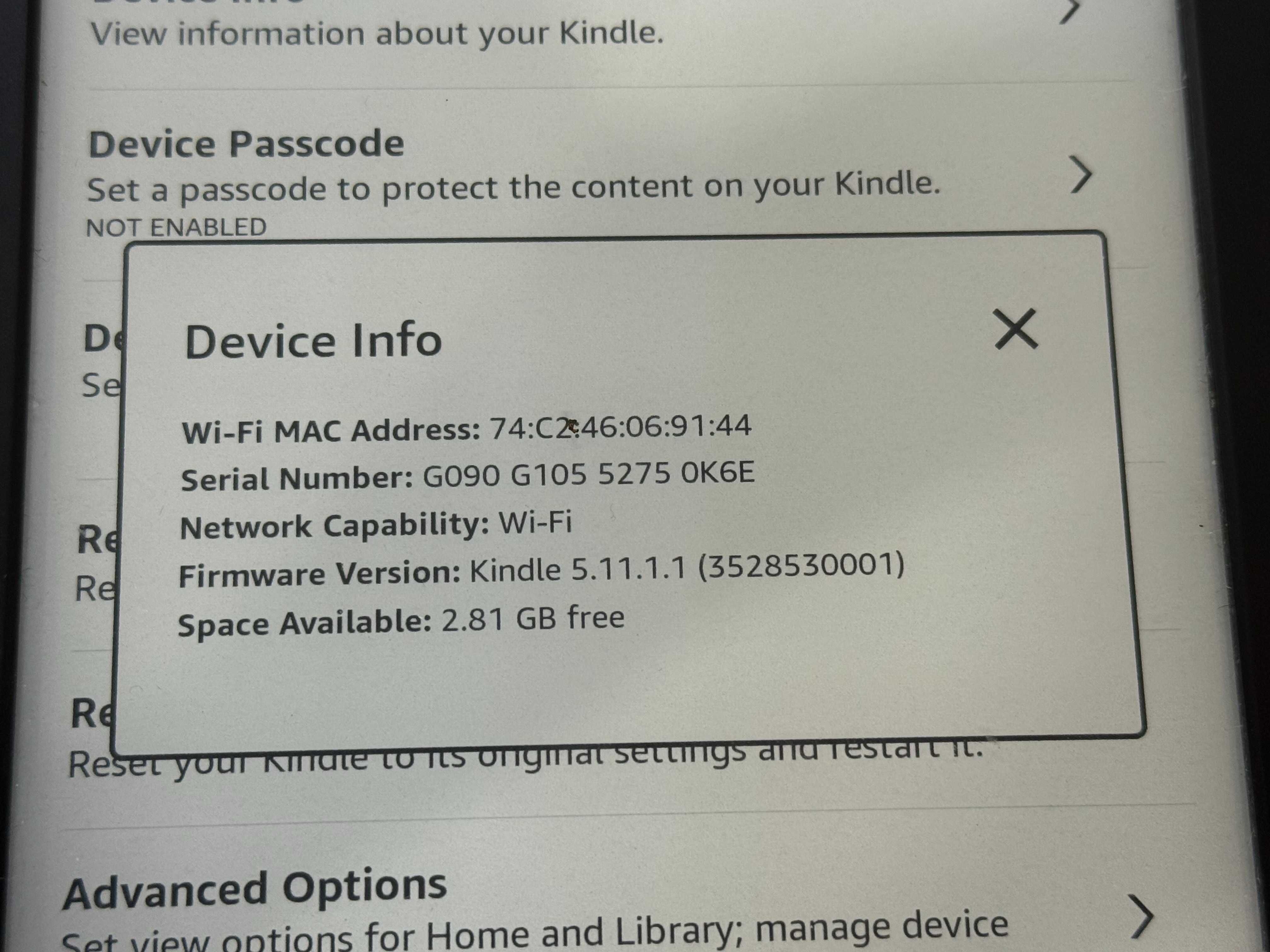 Używany czytnik ebook Kindle