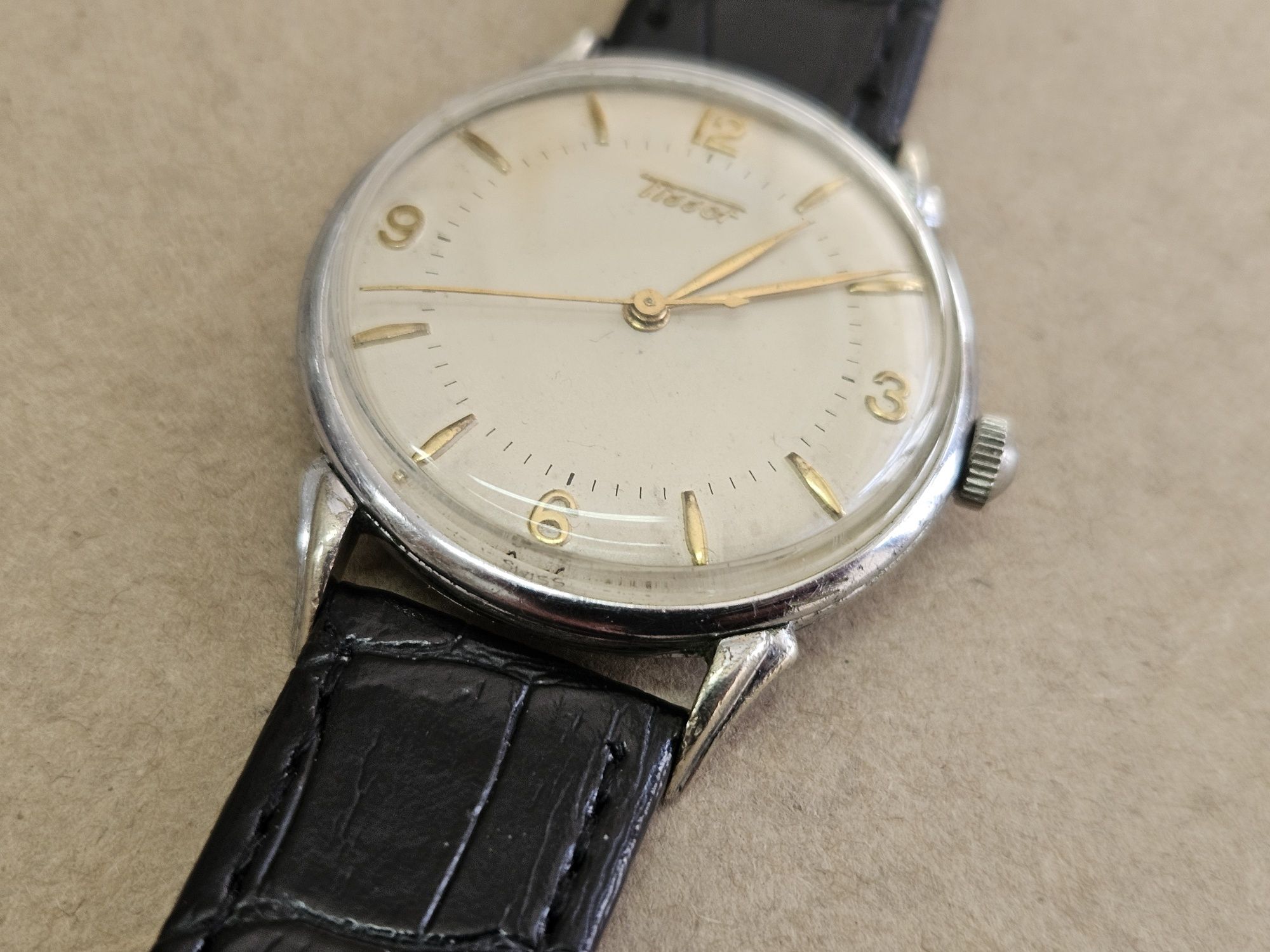 Zegarek Tissot lata 50 po serwisie