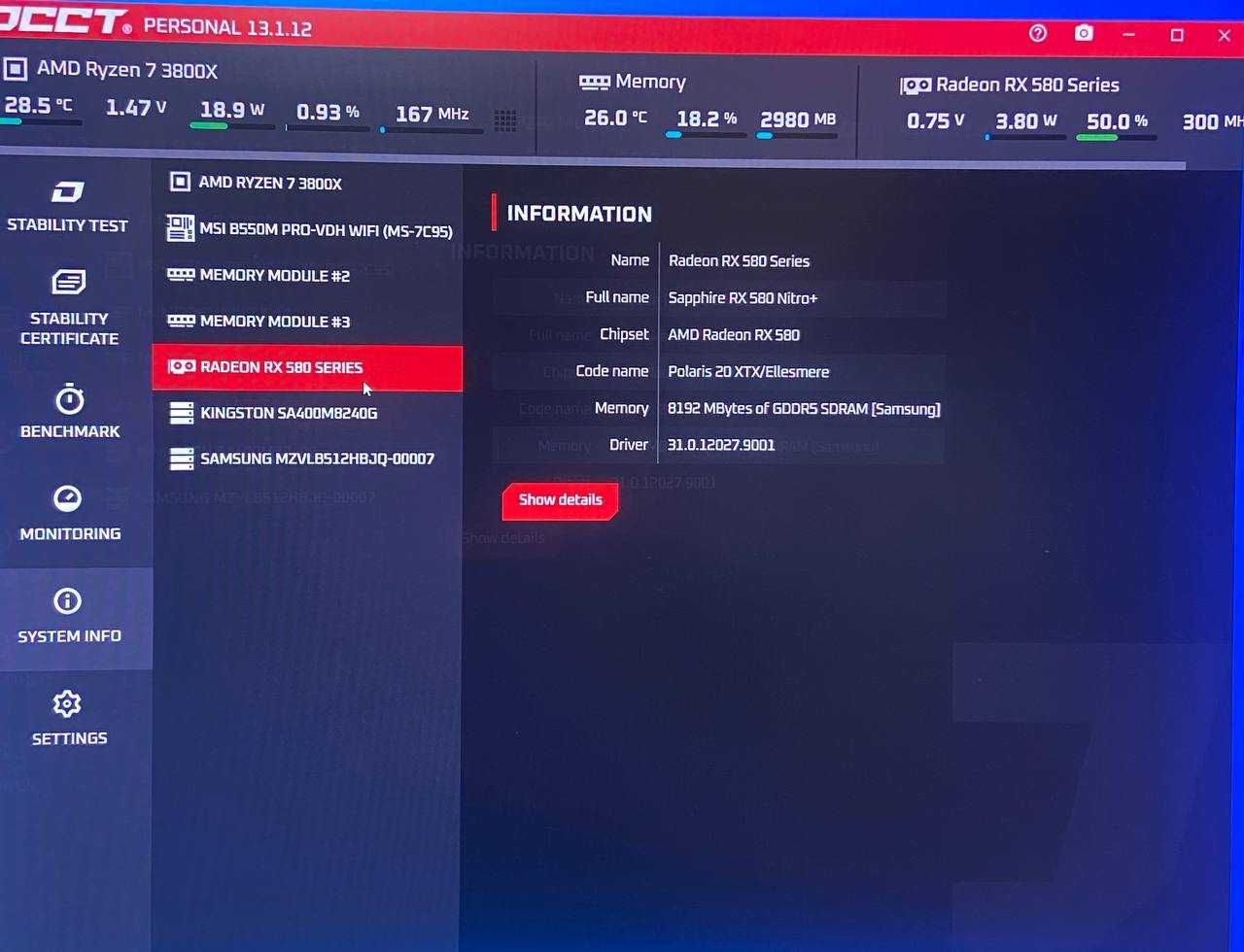 Ігровий ПК AMD Ryzen 7 3800X/16GB/8GB/740GB