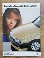 Prospekt Opel Omega Tuning optyczny.