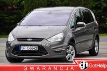 Ford S-Max 2,0 D 140KM Lift 1Wł. Navi Convers Led Grz.Fotele Grz.Szyba Serwis !