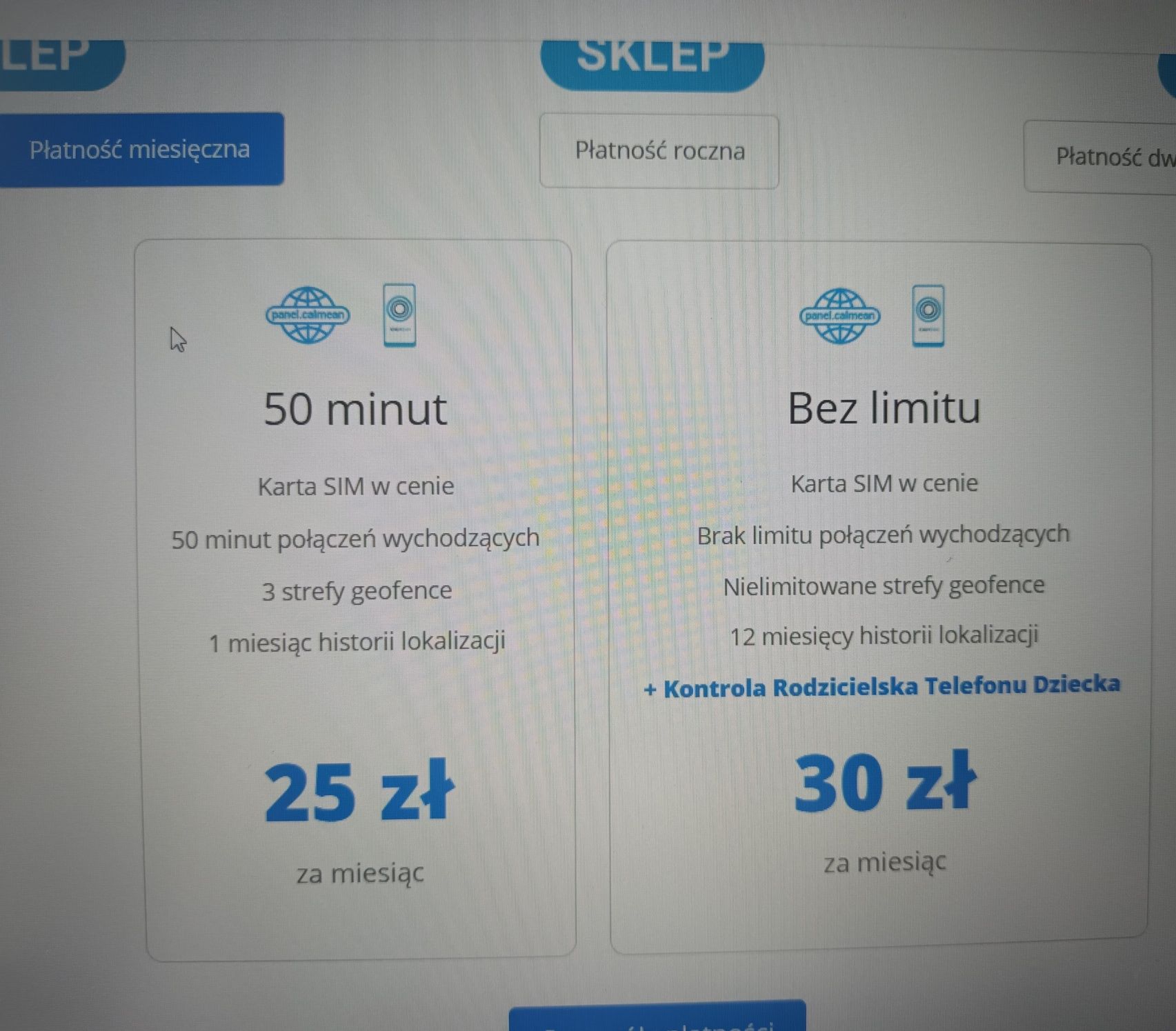 Smartwatch dla dziecka Calmean