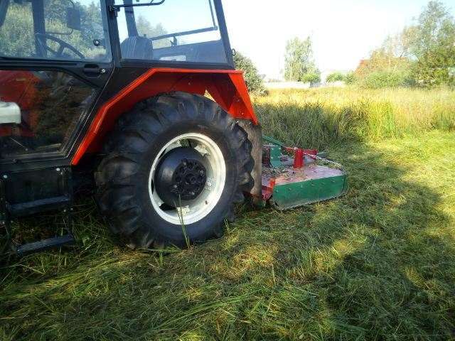 Usługi koszenie traw, zarośli kosiarką bijakową. Uprawa działek