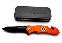 Nóż Magnum Ems Rescue 01LL472 ze zbijakiem i przecinakiem