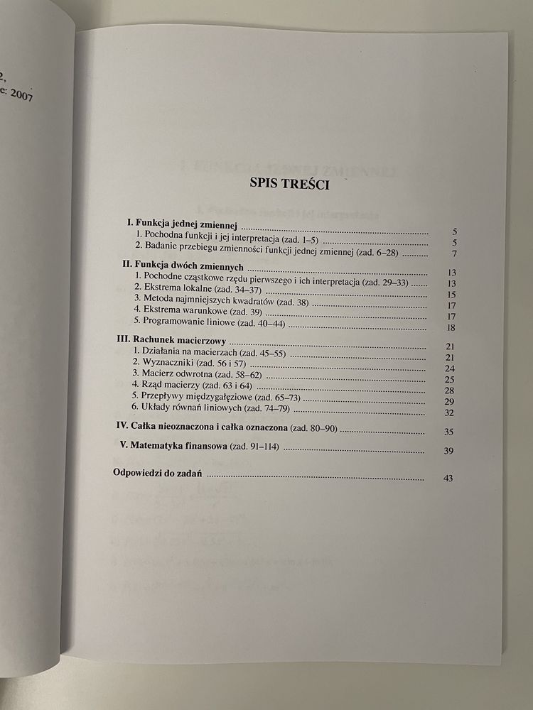 Zadania z matematyki