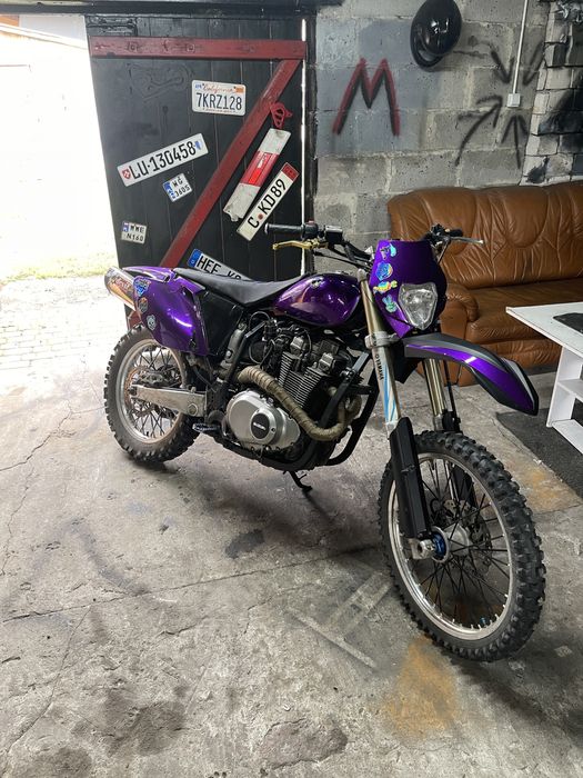 cross yamaha wrf po swapie na silnik suzuki gs500e