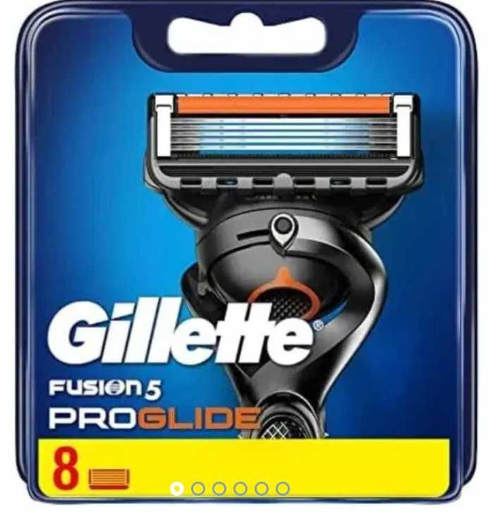 8 x GILLETTE FUSION5 PROGLIDE wkłady oryginalne