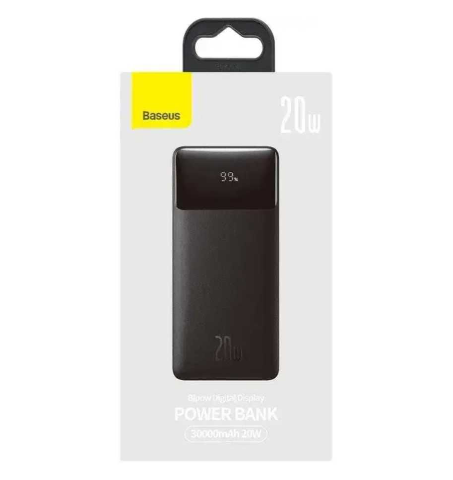 Новий! Power bank (повербанк) Baseus 20W 30000mAh Black (PPDML-N01)