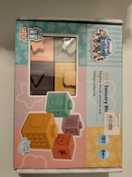 Miękkie klocki sensoryczne Canpol babies