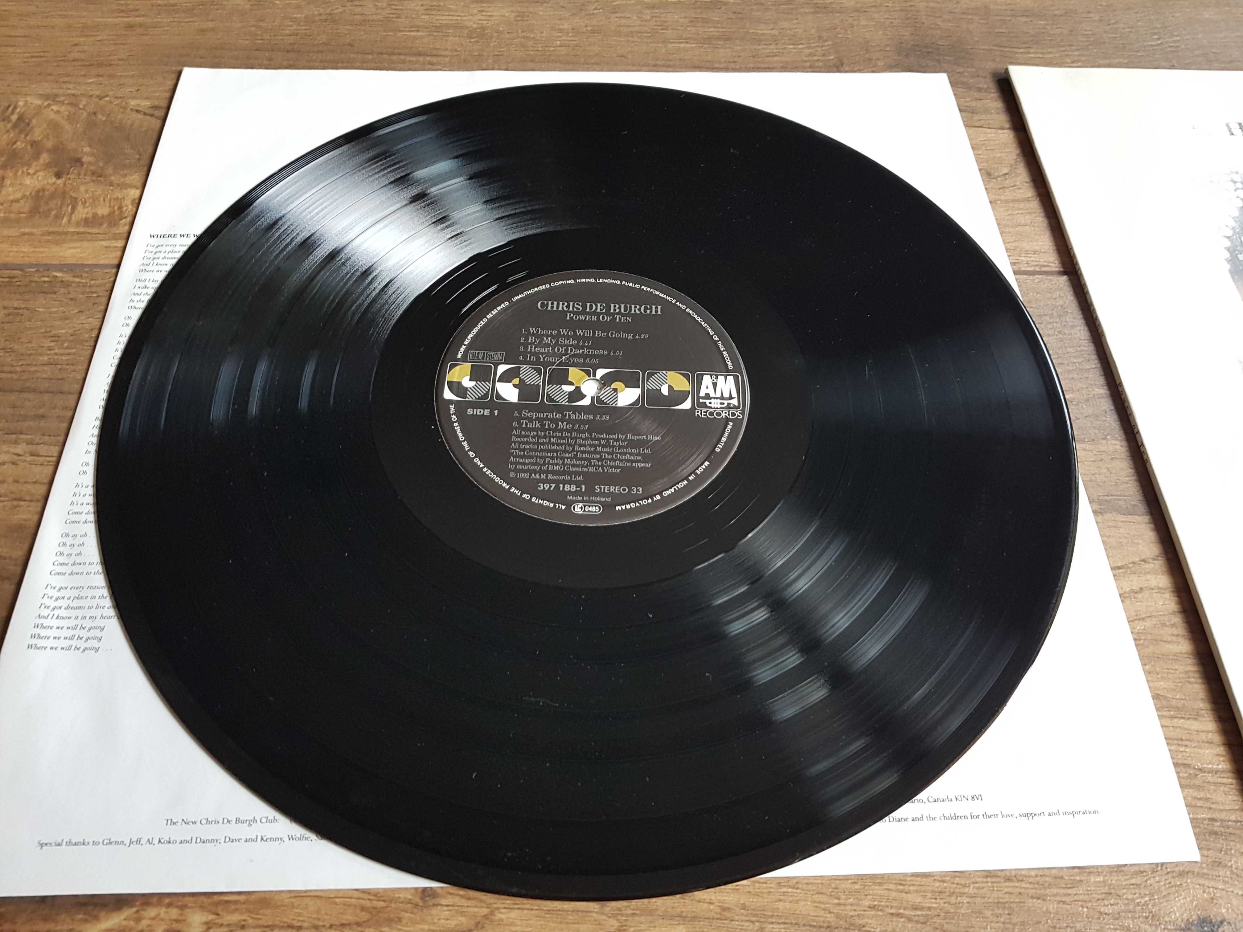 LP, vinyl: Chris De Burgh "Power Of Ten"