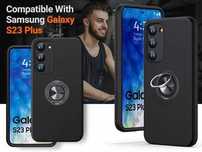 Etui na telefon Samsung S23 plus z obrotowym magnesem