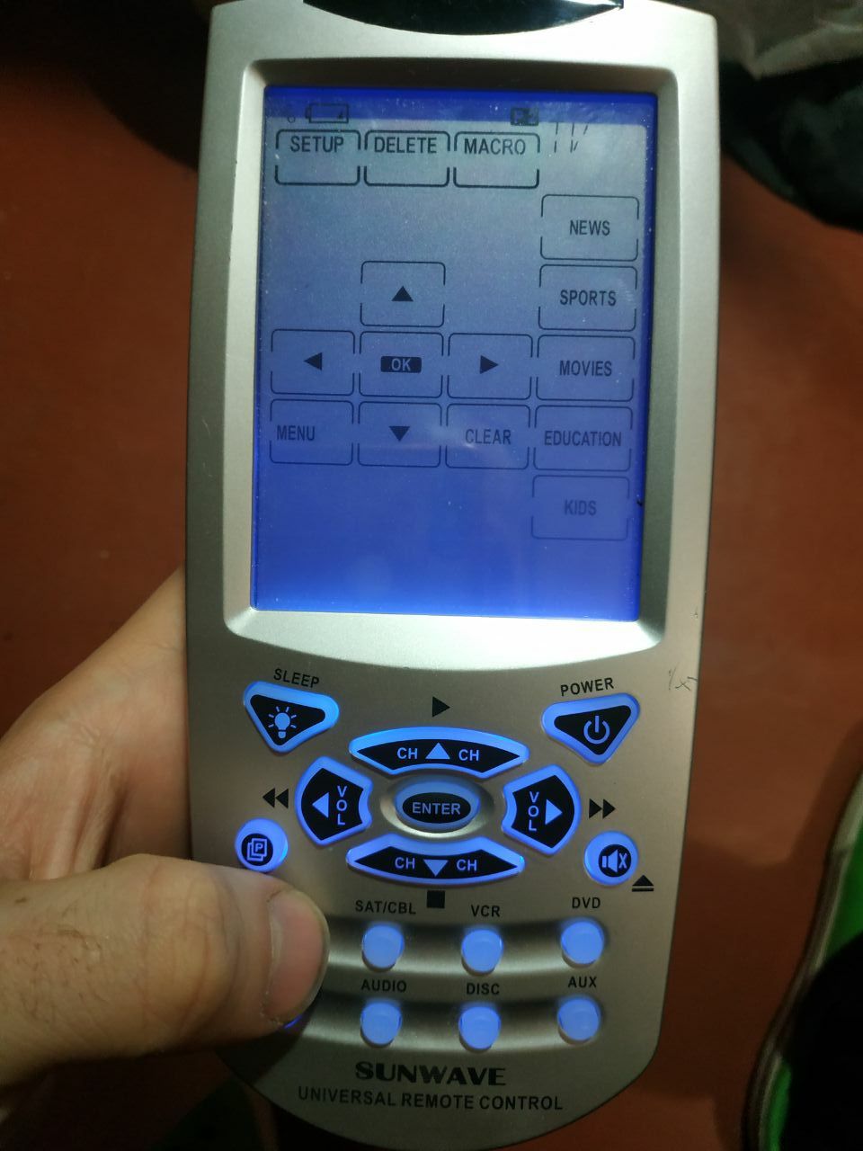Універсальний пульт Sun Wave SRC-9310