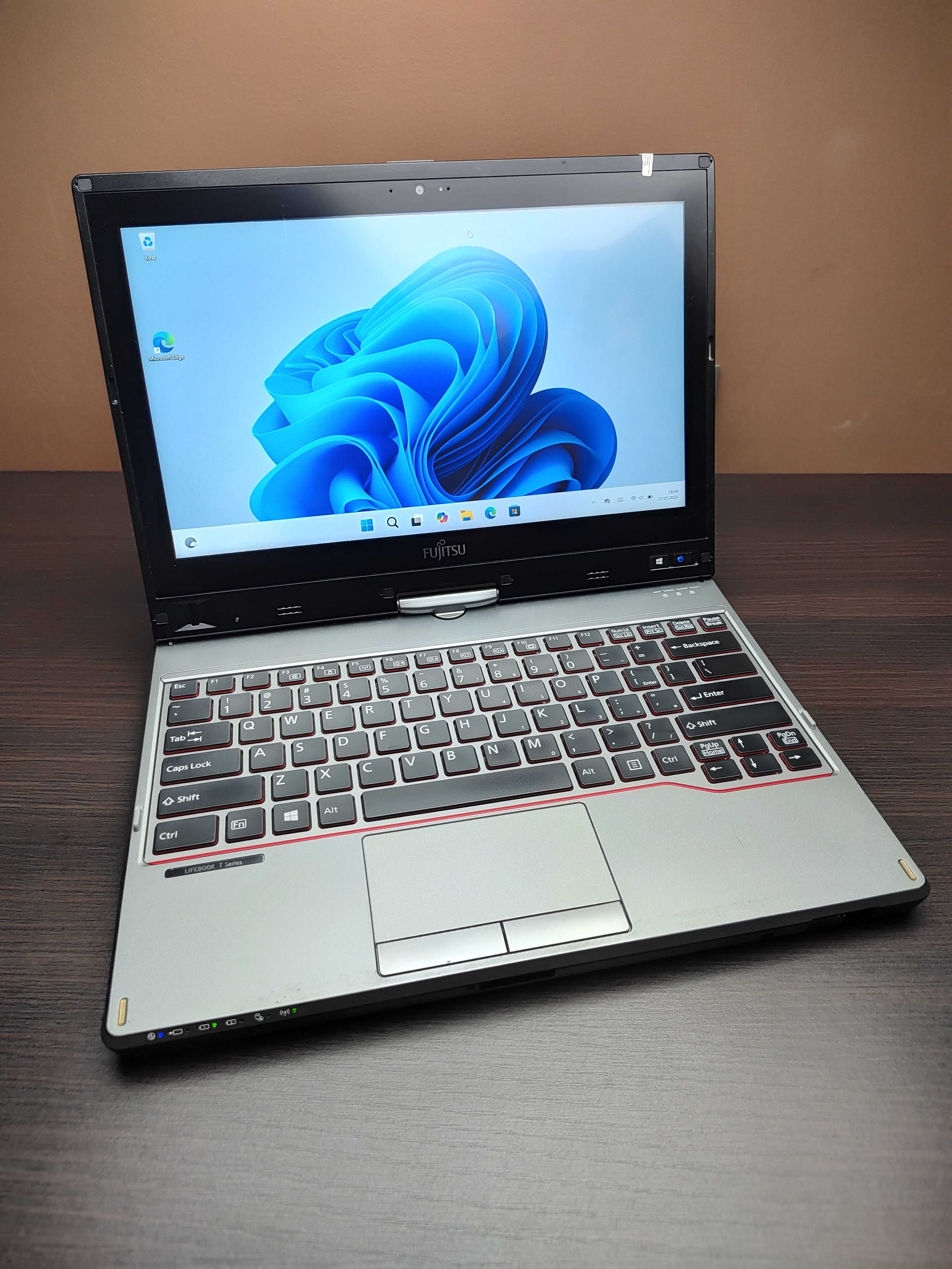 DOTYKOWY LAPTOP 2w1 | LifeBook T726 | i5-6GEN | 8GB | 128SSD | Win11