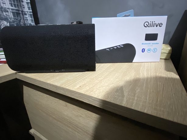 Głośnik Bluetooth Qilive 20Watów mocny bass 2 boczne membrany