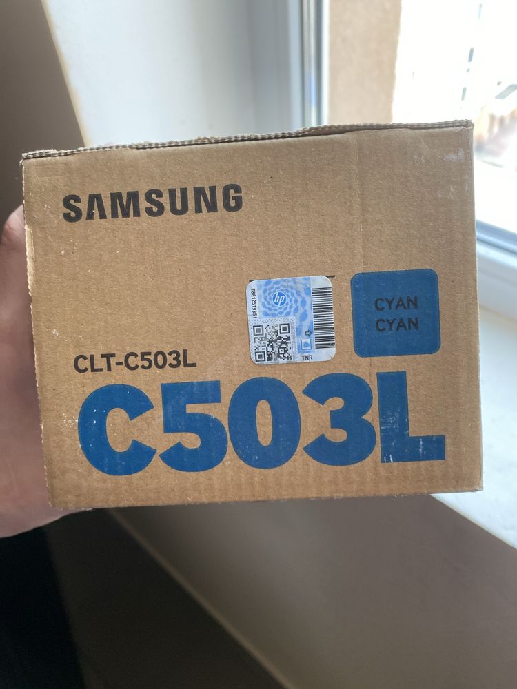 Картридж для Samsung CLT-c503 для моделей c301x c306x Cyan Синій