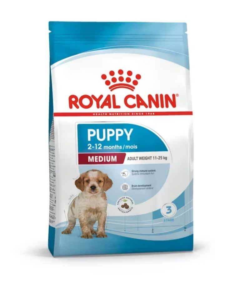 Сухий Корм для собак Royal Canin MEDIUM PUPY, 4 кг
