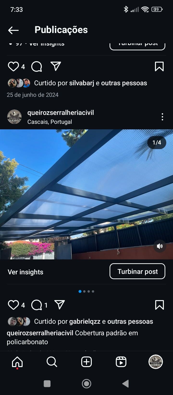 Telheiros e serralheria