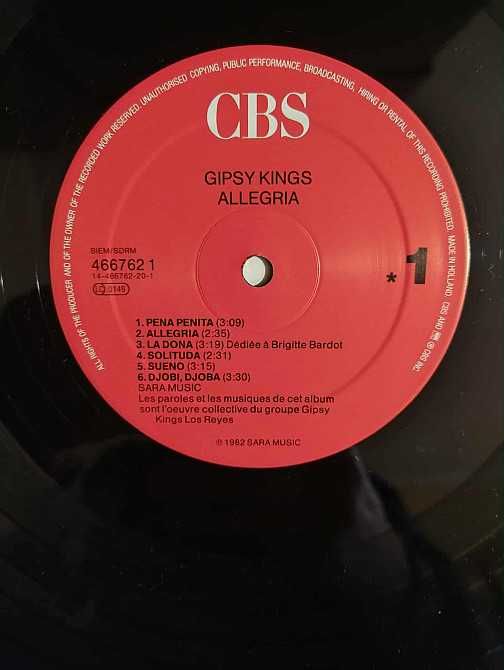 Gipsy Kings ‎– Allegria -1983
Classic Rock