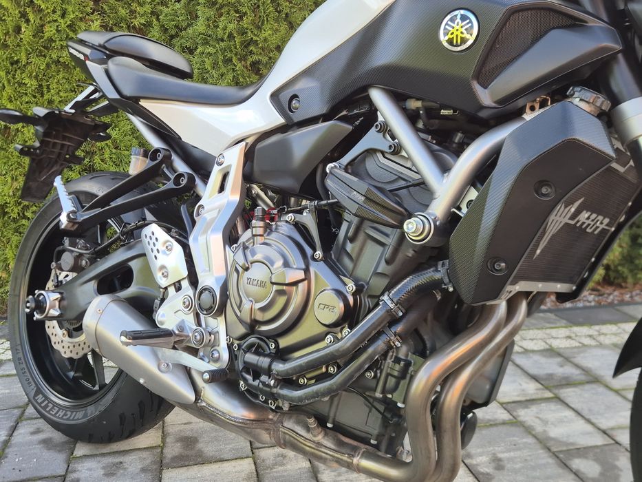 Yamaha MT 07 ABS JAK Nowa 12500km ks serw. Tuv, DODATKI kat A 09 600