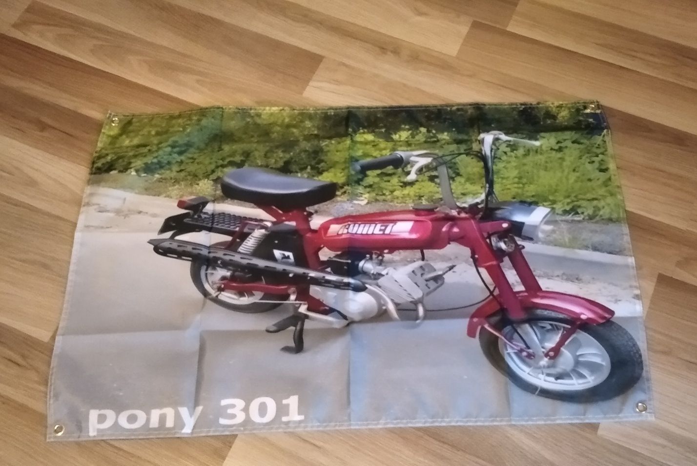 Plakat baner motorynka Romet pony 301 90x60cm