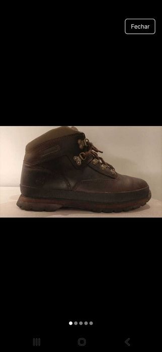 Botas Timberland Authentics Euro Hiker Brown Smooth 39