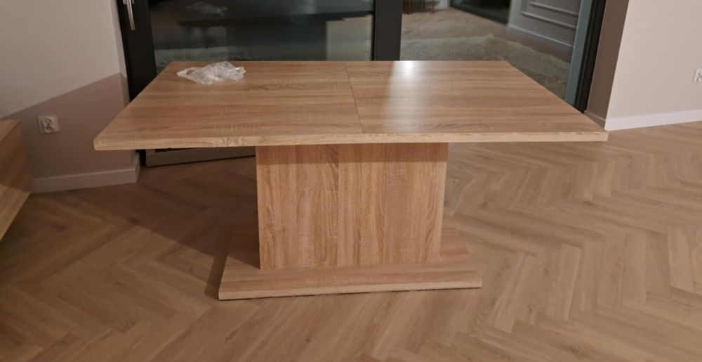 Stół 160x90 rozkładany 200x90 solidna podstawa, stabilny