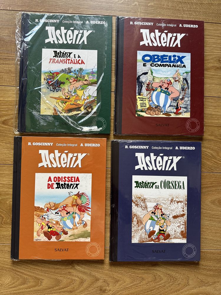 Livros da coleccao Astérix de Luxe