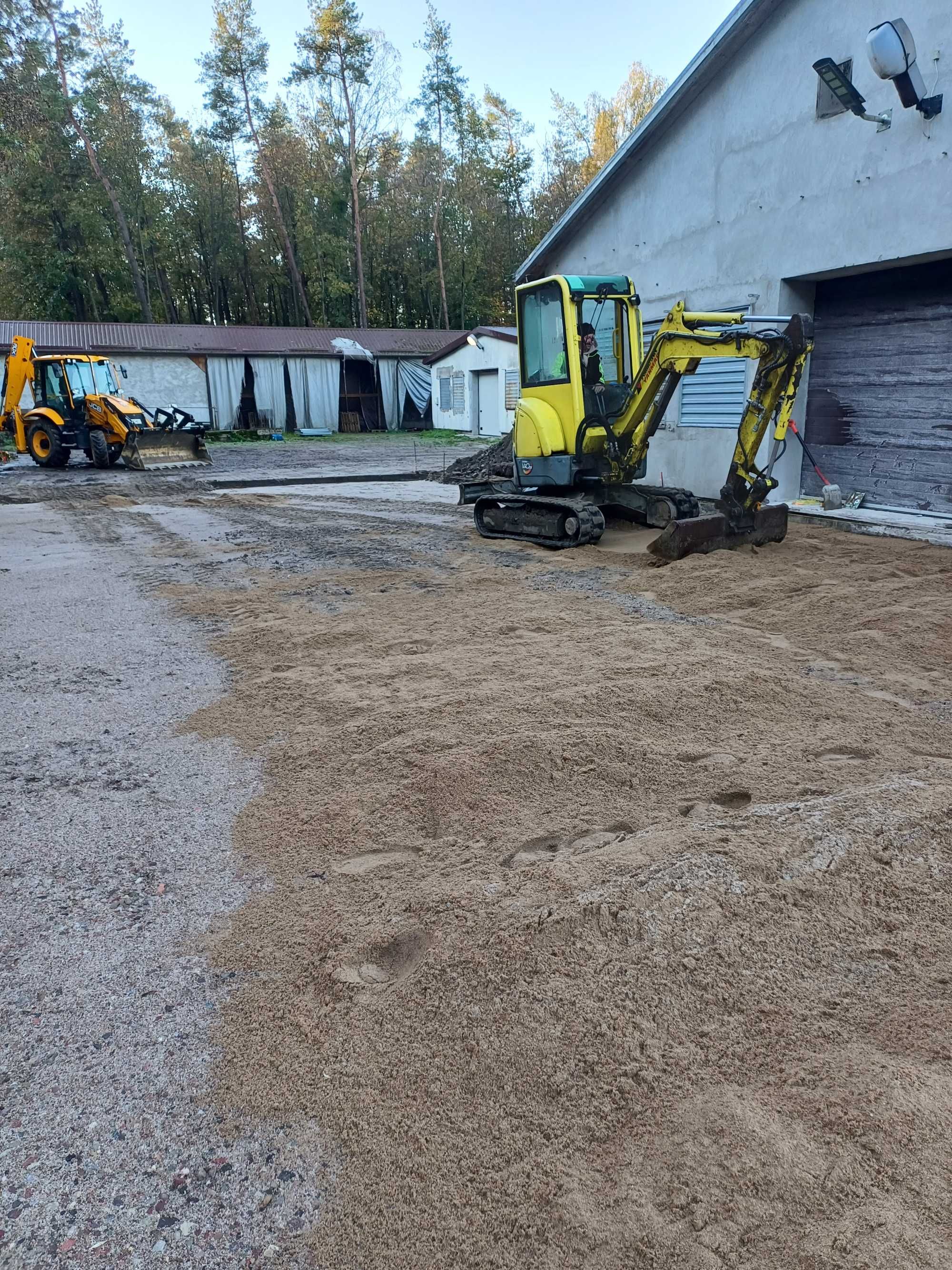 Uslugi kop-lad,koparka gasienicowa 6t i 3t koszalin mielno i okolice