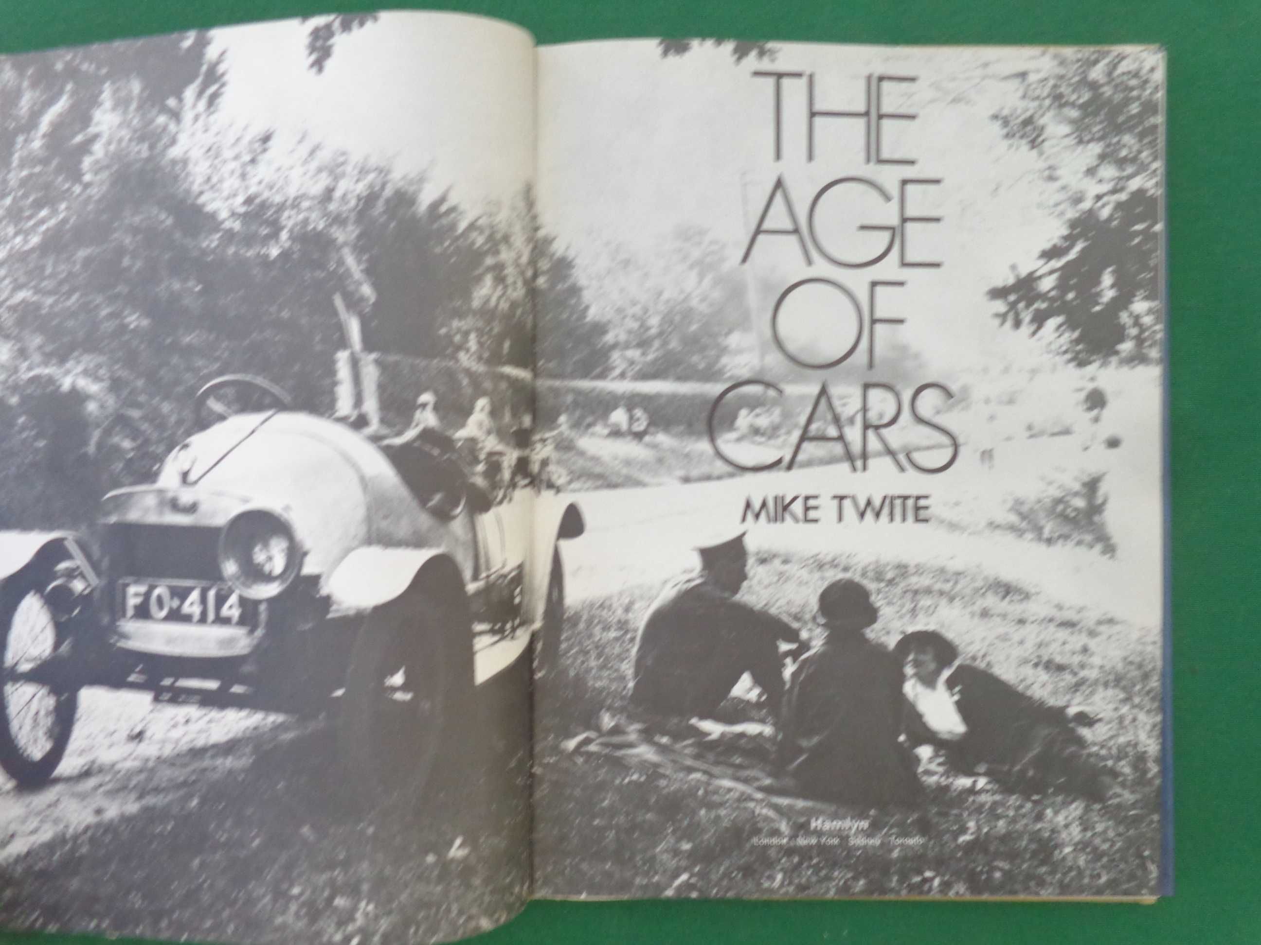 The Age of Cars - Mike Twite (1973) Livro sobre automóveis antigos