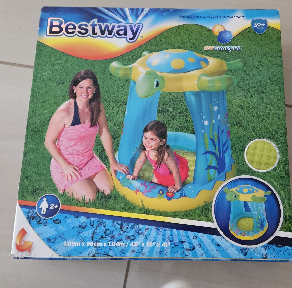 Basen dla dzieci ŻÓŁW | BESTWAY Turtle Totz Play Pool 52219

Z osłoną